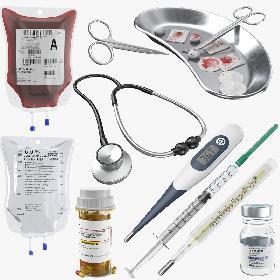 3D Large Medical Instruments Collection